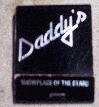 Daddy's matchbook