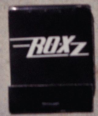 Roxz matchbook